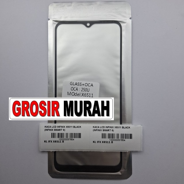 Kaca LCD Infinix X6511 Smart 6 Black