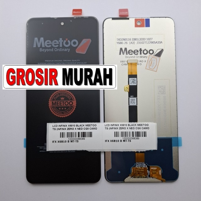 LCD Infinix X6810 Meetoo Black Zero X Neo CG8 Camon 17 Pro
