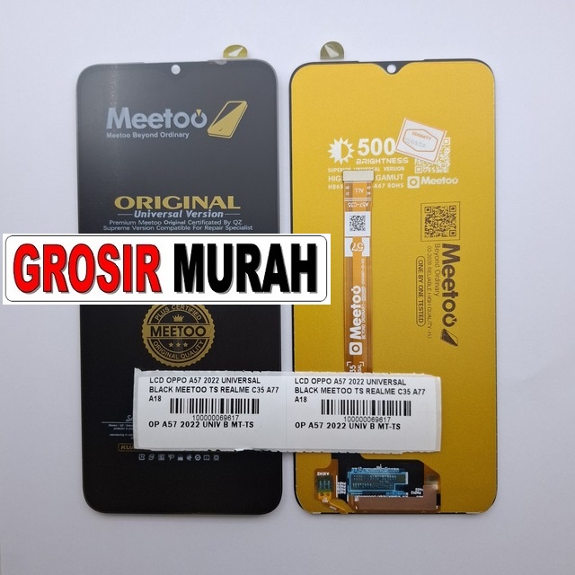 Lcd Oppo A57 2022 Universal Black Meetoo Ts Realme C35 A77 A18 A38 A57s A57e A77s A17 A17k K10 5g A5