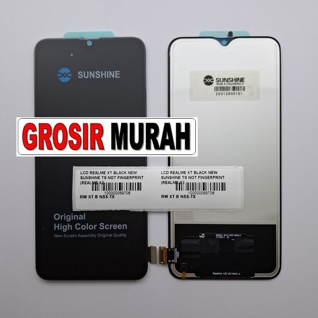 LCD Realme XT New Sunshine Realme X2 Reno Z Black