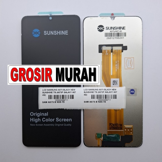 LCD Samsung A075 New Sunshine Black A075F Galaxy A07 4G