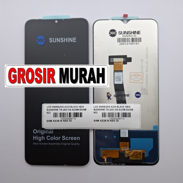 LCD Samsung A226 New Sunshine Black A22 5G A226B E426B A22S 5G F42 5G
