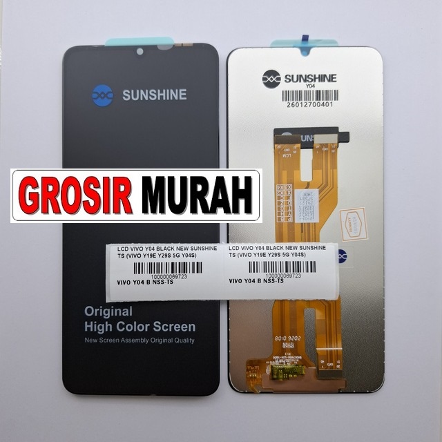 LCD Vivo Y04 New Sunshine Black Vivo Y19E Y29S 5G Y04S