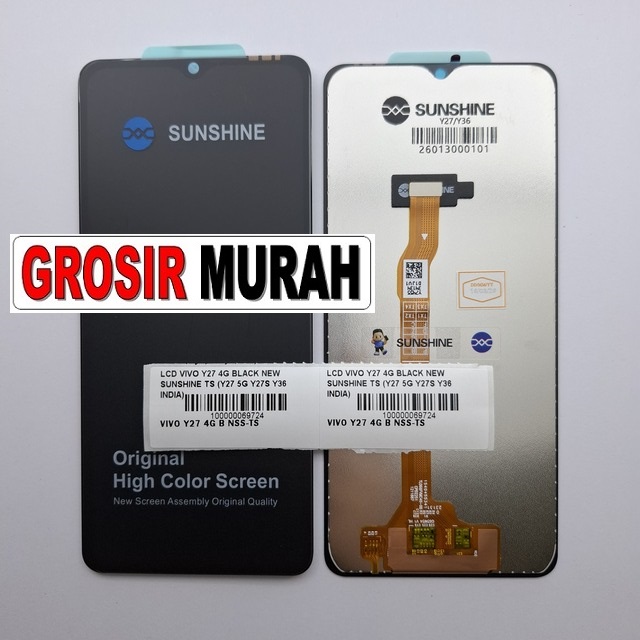 LCD Vivo Y27 4G New Sunshine Black Y27 5G Y27S Y36 India