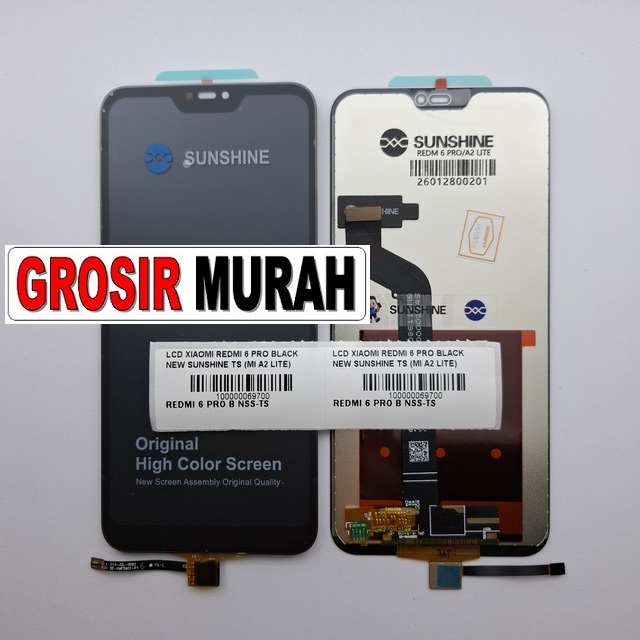 LCD Xiaomi Redmi 6 Pro New Sunshine Black Mi A2 Lite