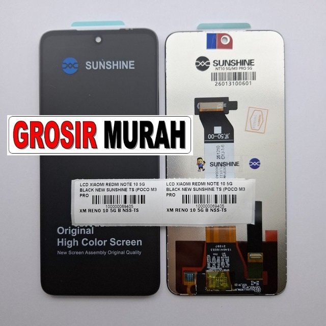 LCD Redmi Note 10 5G New Sunshine Black Poco M3 Pro 5G Poco M3 Pro 4G