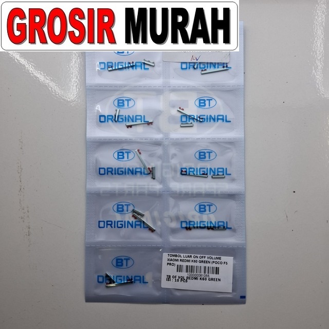 Tombol Luar On Off Volume Redmi K60 Poco F5 Pro Green