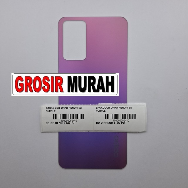 Backdoor Oppo Reno 6 5G Purple