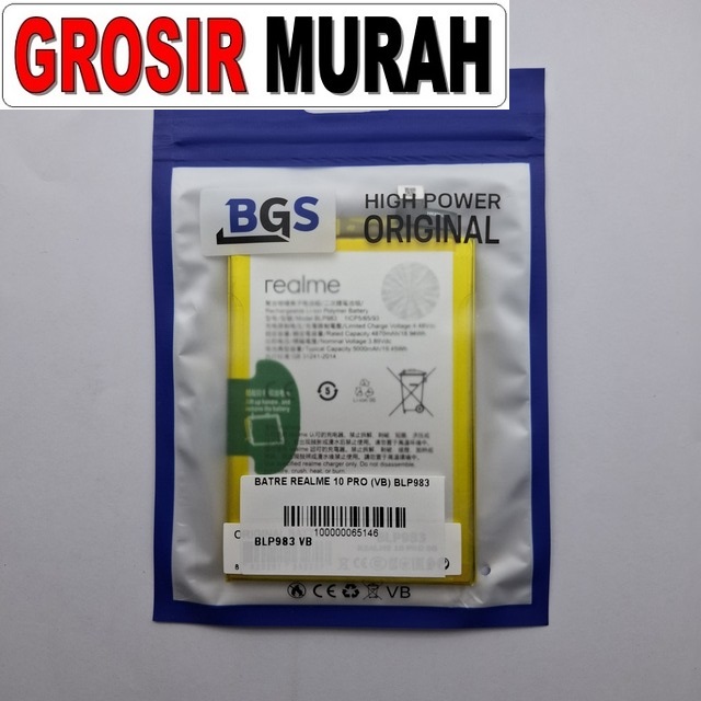 Batre Realme 10 Pro VB BLP983