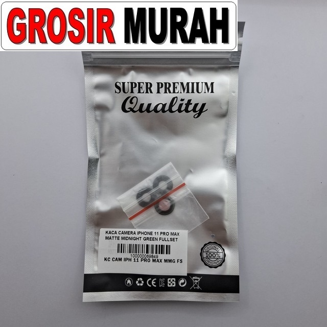 Kaca Camera Iphone 11 Pro Max Matte Midnight Green Fullset