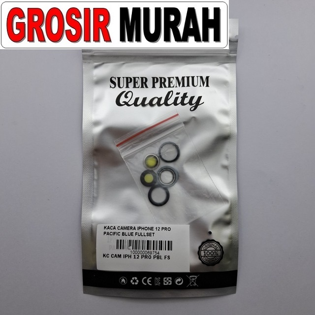 Kaca Camera Iphone 12 Pro Pacific Blue Fullset