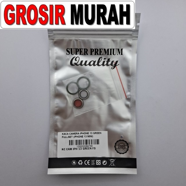Kaca Camera Iphone 13 Green Fullset (iphone 13 Mini)
