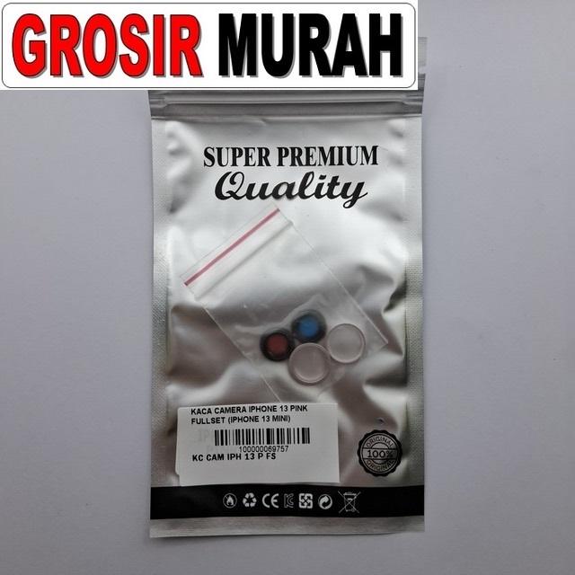 Kaca Camera Iphone 13 Pink Fullset (iphone 13 Mini)