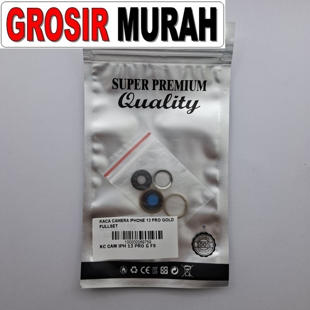 Kaca Camera Iphone 13 Pro Gold Fullset