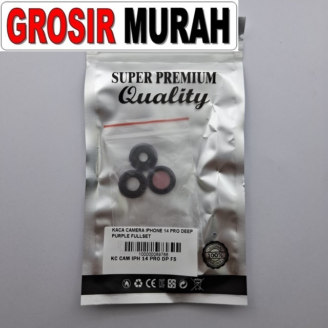 Kaca Camera Iphone 14 Pro Deep Purple Fullset