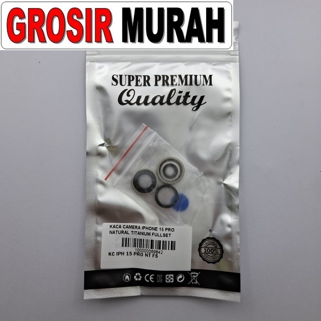 Kaca Camera Iphone 15 Pro Natural Titanium Fullset