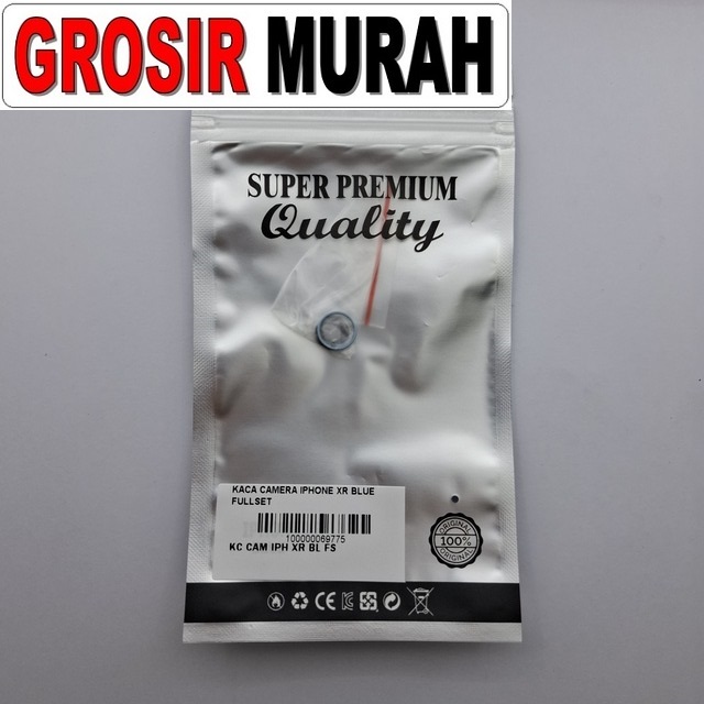 Kaca Camera Iphone Xr Blue Fullset