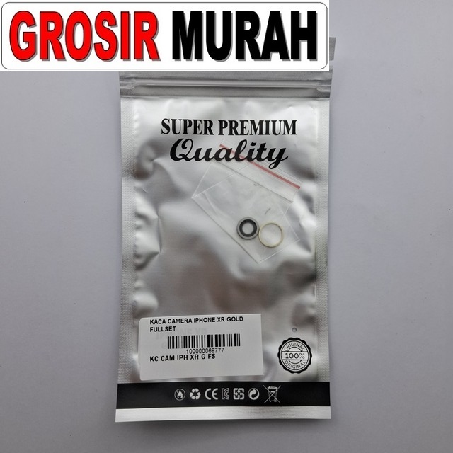 Kaca Camera Iphone Xr Gold Fullset