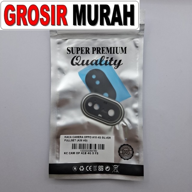 Kaca Camera Oppo A18 4g Silver Fullset (a38 4g)