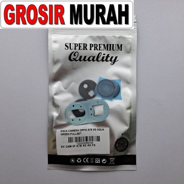 Kaca Camera Oppo A78 4g Aqua Green Fullset