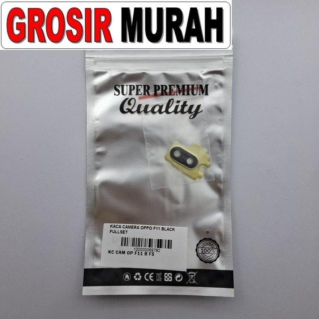 Kaca Camera Oppo F11 Black Fullset