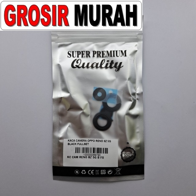 Kaca Camera Oppo Reno 8z 5g Black Fullset