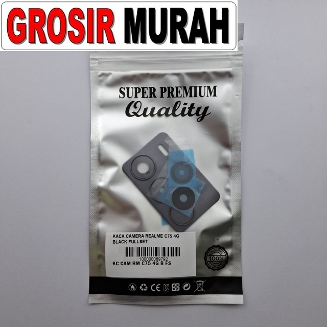 Kaca Camera Realme C75 4g Black Fullset