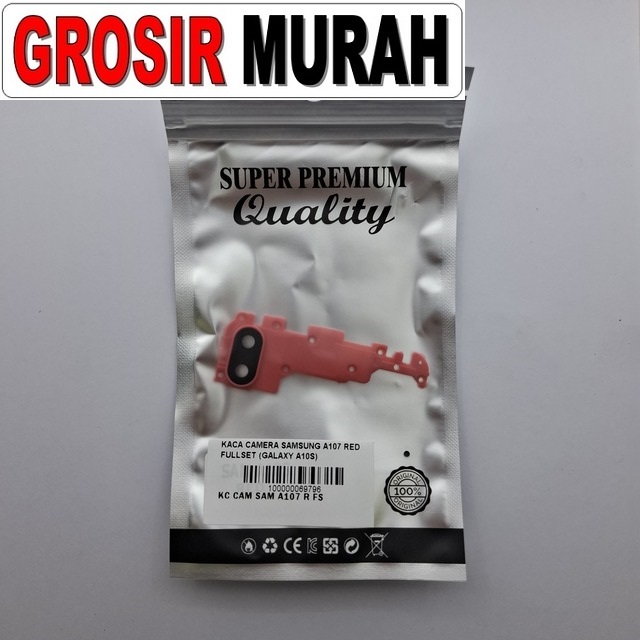 Kaca Camera Samsung A107 Red Fullset (galaxy A10s)