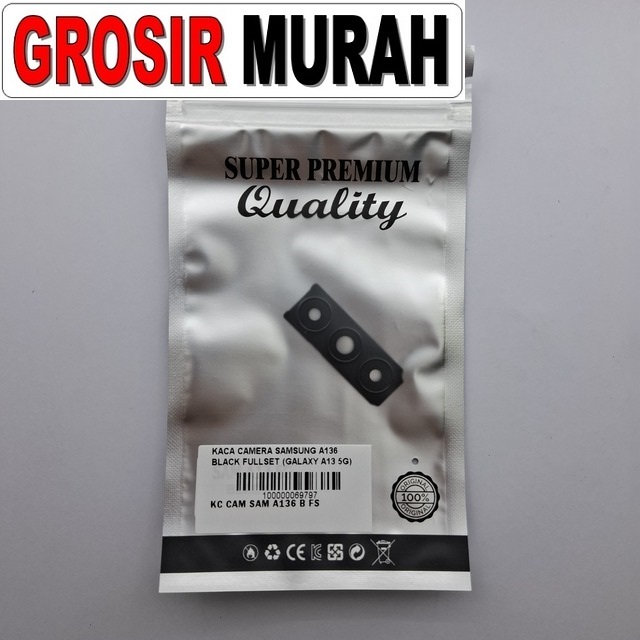 Kaca Camera Samsung A136 Black Fullset (galaxy A13 5g)