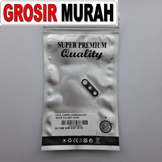 Kaca Camera Samsung A307 White Fullset (a30s)