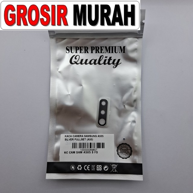 Kaca Camera Samsung A505 Silver Fullset (a50)