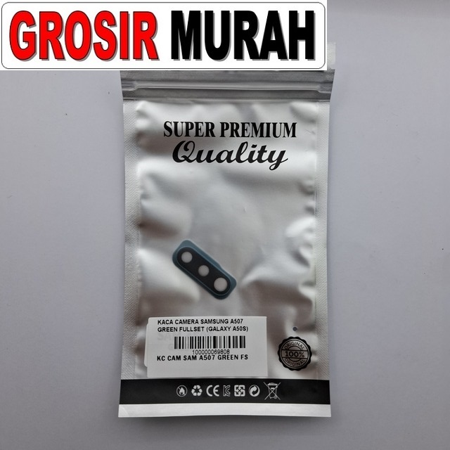 Kaca Camera Samsung A507 Green Fullset (galaxy A50s)