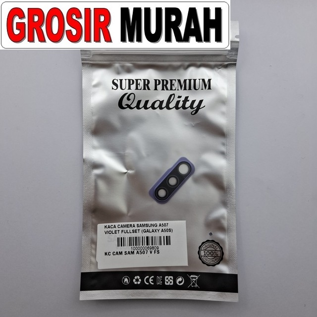 Kaca Camera Samsung A507 Violet Fullset (galaxy A50s)