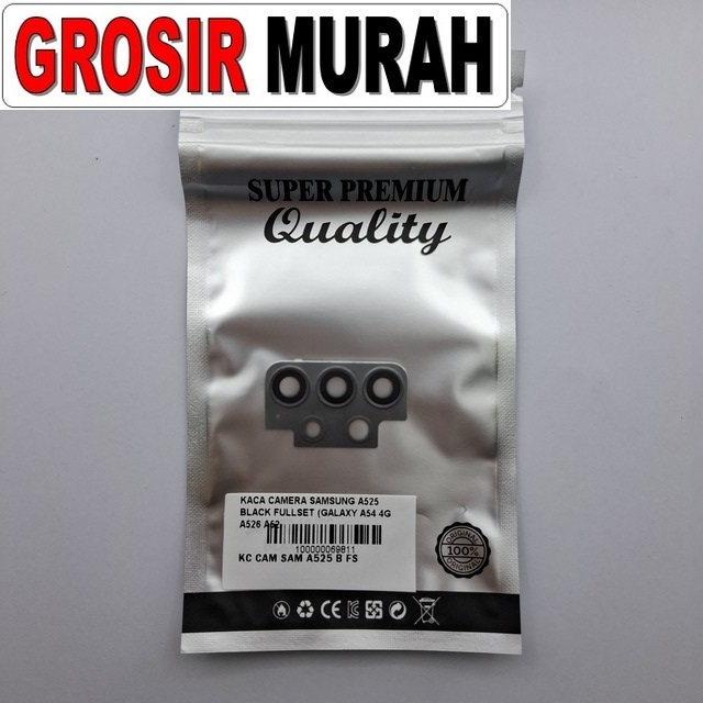 Kaca Camera Samsung A525 Black Fullset (galaxy A54 4g A526 A52 5g A52s)