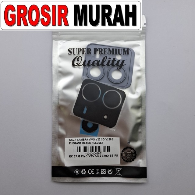 Kaca Camera Vivo V25 5g V2202 Elegant Black Fullset