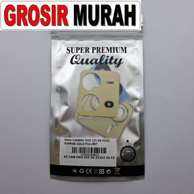 Kaca Camera Vivo V25 5g V2202 Sunrise Gold Fullset