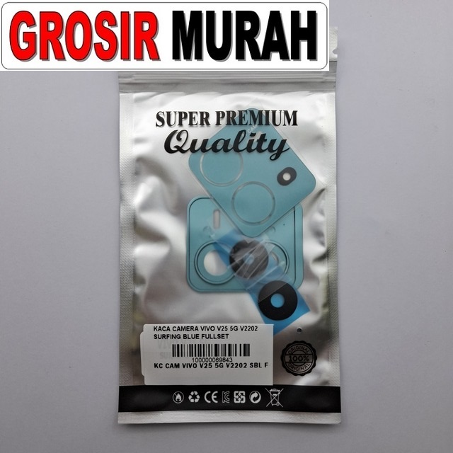 Kaca Camera Vivo V25 5g V2202 Surfing Blue Fullset