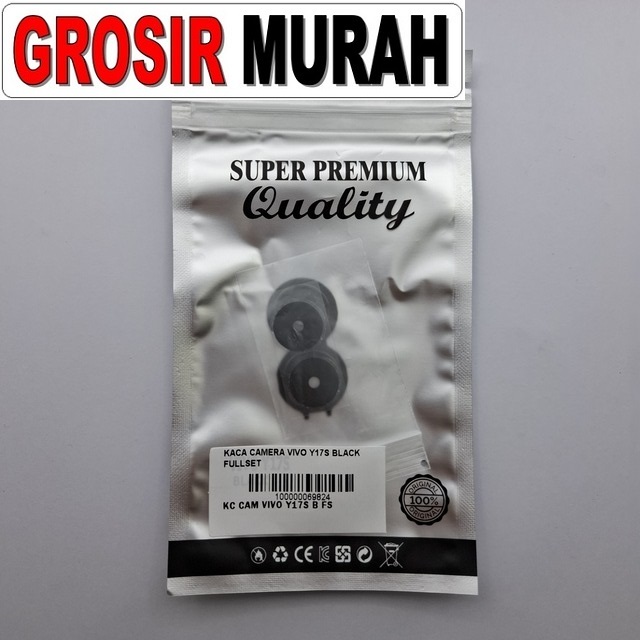 Kaca Camera Vivo Y17s Black Fullset