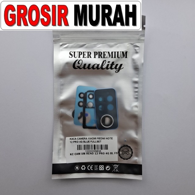 Kaca Camera Xiaomi Redmi Note 12 Pro 4g Blue Fullset