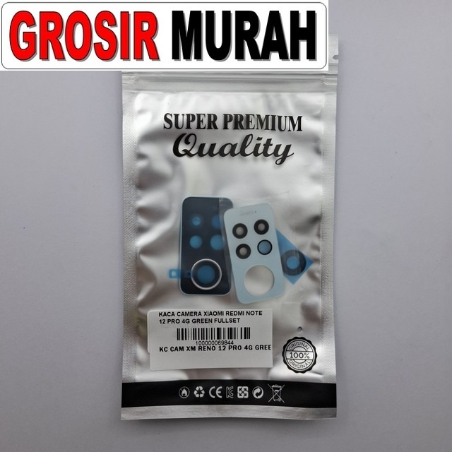 Kaca Camera Xiaomi Redmi Note 12 Pro 4g Green Fullset