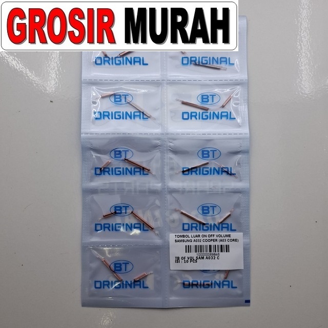 Tombol Luar On Off Volume Samsung A032 Cooper (a03 Core)
