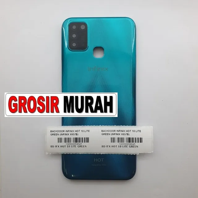 Backdoor Infinix Hot 10 Lite Green (infinix X657b)