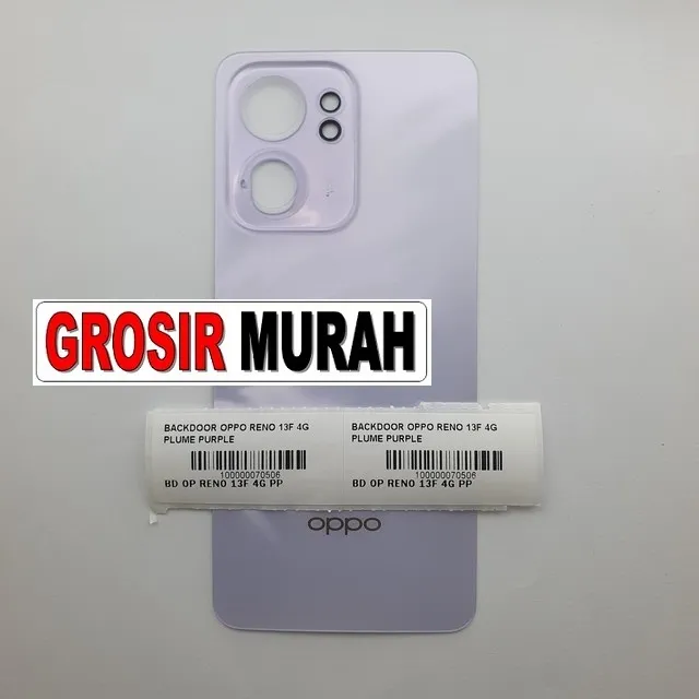 Backdoor Oppo Reno 13f 4g Plume Purple ready stock harga grosir sparepart HP Libra Jaya