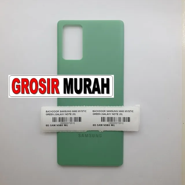 Backdoor Samsung N980 Mystic Green (galaxy Note 20) ready stock harga grosir sparepart HP Libra Jaya