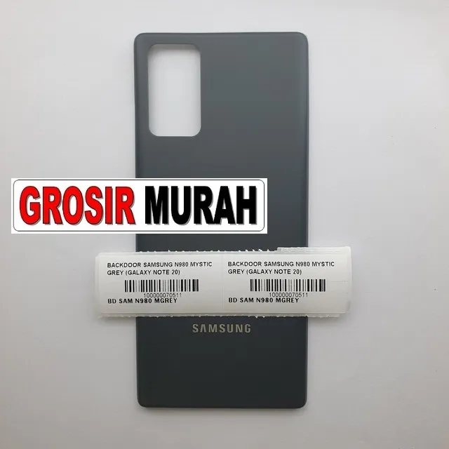 Backdoor Samsung N980 Mystic Grey (galaxy Note 20) ready stock harga grosir sparepart HP Libra Jaya