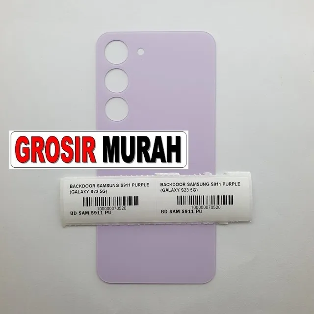 Backdoor Samsung S911 Purple (galaxy S23 5g) ready stock harga grosir sparepart HP Libra Jaya