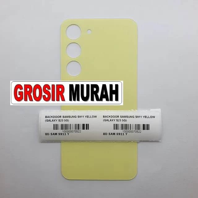 Backdoor Samsung S911 Yellow (galaxy S23 5g) ready stock harga grosir sparepart HP Libra Jaya