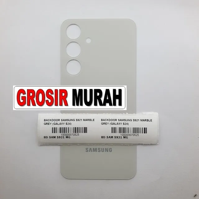 Backdoor Samsung S921 Marble Grey (galaxy S24) ready stock harga grosir sparepart HP Libra Jaya