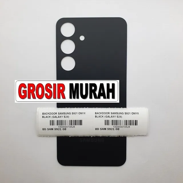 Backdoor Samsung S921 Onyx Black (galaxy S24) ready stock harga grosir sparepart HP Libra Jaya