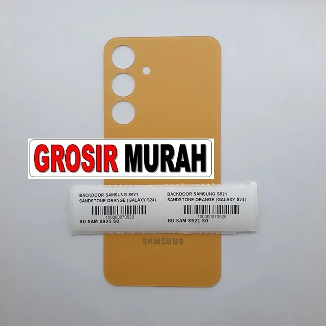Backdoor Samsung S921 Sandstone Orange (galaxy S24) ready stock harga grosir sparepart HP Libra Jaya